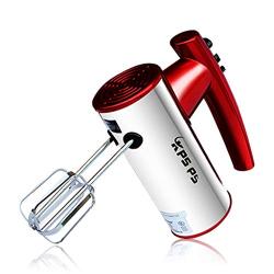 BINZHI Eggbeater Electric Household Mixer 350W High Power Baking Eggbeater Cream Machine Baking Tools - Red Kitchen gadget