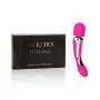 CalExotics Embrace Body Wand Massager ? Silicone Waterproof Vibrator ? 7 Function Rechargeable Adult Sex Massager for Couples - Pink