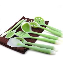 SKYyao Kitchen utensil set Silicone Kitchenware 8 Piece set non-stick pot kitchen supplies cooking shovel spoon baking tool silicone