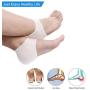 Breathable Heel Cups, Plantar Fasciitis Inserts, Heel Pads Cushion Great for Heel Pain, Heal Dry Cracked Heels, Achilles Tendinitis, for Men & Women