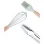 Gwjs Silicone Wooden Handle Kitchen Utensils, Nonstick Spatula Silicone Kitchenware Silicone Spatula Suit Kitchen Gadget Kitchen Tool-nine-piece Set 32cm(12.6inch)
