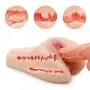 2 Holes Suitable Manual Control Soft Male Mastubration Cup 2 in 1 Artificial Real Pussy Male Air-Sucking Toys for Him Sexy Underwear Toys for Men T Shirt