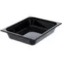 Carlisle 10220B03 StorPlus Half Size Food Pan, Polycarbonate, 2.5" Deep, Black