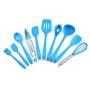 Kitchen Set 10 Color Silicone Kitchenware Silicone Set Baking Tools Kitchen Tools Kitchen Gadgets, black