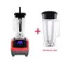 Automatic Digital Smart Timer Program 2200W Heavy Duty Power Blender Mixer Juicer Food Processor Ice Smoothie Bar Fruit,Red Extra 2L Jug,Au Plug
