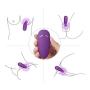 EROCOME Wireless Waterproof 12+1* -Frequency Silicone Vagina Love Egg Six Toys for Women Powerful Quiet and Long -Lasting Motor USB rechargeble（ Purple）