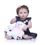 Zero Pam Dolls 23 inch Reborn Newborn Dolls Full Body Silicone Vinyl Lifelike Anatomically Correct Cute Girl Doll Looking Real Weighted Body Real Toddler Feel Xmas Birthday Gift for Kids Age 3+