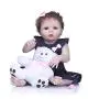 Zero Pam Dolls 23 inch Reborn Newborn Dolls Full Body Silicone Vinyl Lifelike Anatomically Correct Cute Girl Doll Looking Real Weighted Body Real Toddler Feel Xmas Birthday Gift for Kids Age 3+