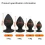 OUYAWEI 1Pc/4Pcs Sex Butt Plug Erotic Toys Silicone Anal Plug Adult Products Anal Sex Toys for Men Women Gay Prostate Massager 4 Pcs/Set