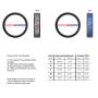 Ikonfitness Silicone Wedding Ring, Two Piece Rubber Wedding Ring with Unique 3D Sculptured Flower Pattern, 6.5 mm Wide 2 Pack in Metal Box