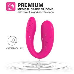 ?SEEHAI-WEII Women Portable Silicone 2X LR41 Battery G SPO-tt-er Six Toys Vi-berate Massager for Women Couples-Whisper Quiet