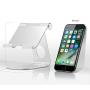 MoKo Tablet Stand, 210 Degree Multi-Angle Rotatable Phone Desktop Holder Fit iPhone 11 Pro Max/11 Pro/11, iPad 10.2" 2019, New iPad Air 3, Mini 5, iPhone XS/XS Max/XR/X, Galaxy Note 10 Plus, Silver