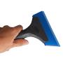 Ehdis 11 5 inch Silicone Rubber Squeegee for Glass, Mirror, Shower, Auto, Car Windows-Blue, Inch