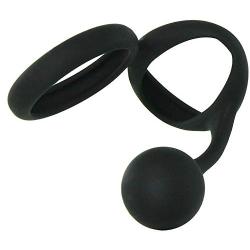 Silicone Male Shaft Ring with Weighted Enhancer Toy HHHH112