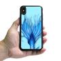 SCOCICI Unique Slim Designs Drop-Protection Smart Cell Phone Case Abstract Cotton Floral Design with Veins Natural Botanic Plants Image Art Compatible with iPhone Xs Max