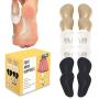 (12 Pieces) Arch Support Shoe Inserts for Flat Feet | Thicken High Arch Support Insoles for Men and Women | Reusable Gel Arch Pads for Plantar Fasciitis