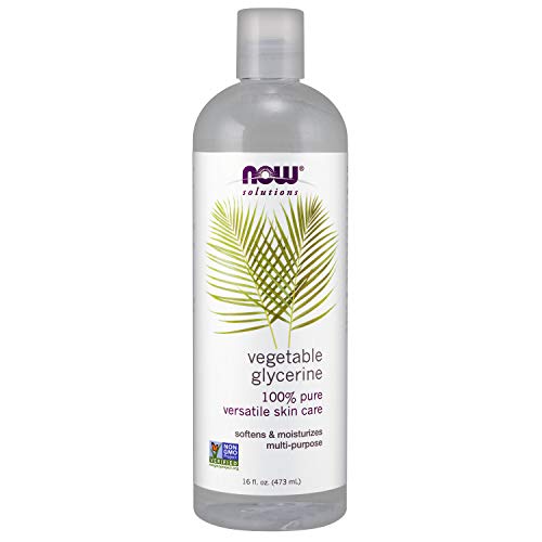 Now Solutions, Vegetable Glycerin, 100% Pure, Versatile Skin Care, Softening and Moisturizing, 16-Ounce
