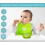 Silicone Baby Bowl (Pack of 3) & 1 Soft Spoon ? Spill Proof Feeding Bowl with Suction Cup Base ? BPA Free & Nontoxic Snack Container for Toddlers ? Perfect Baby Shower Gift Set