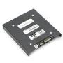 Pasow 2 Pack 2.5" to 3.5" SSD HDD Hard Disk Drive Bays Holder Metal Mounting Bracket Adapter for PC (Bracket)