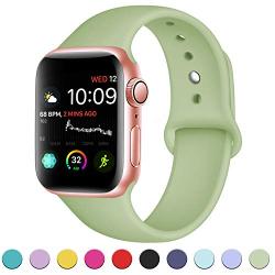 DaQin Band Compatible with Apple Watch 38mm 40mm 42mm 44mm for Women and Men, Sport Replacement Wristbands for iWatch Series 5 Series 4 Series 3/2/1, S/M, M/L