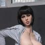 Oral Sex Doll Head for Man Masturbation Love Doll Body with m16 Metal Connector 3D Silicone Sex Toys (Ina)