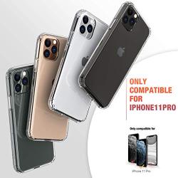 Mkeke Compatible with iPhone 11 Pro Case, Clear Anti-Scratch Shockproof Cases Cover for iPhone 11 Pro 5.8 inch