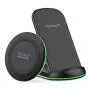 Yootech Wireless Charging Bundle, [2 Pack] 10W Max Qi-Certified Wireless Charging Pad Stand, Compatible with iPhone 11/11 Pro/11 Pro Max/Xs MAX/XR/XS,Galaxy Note 10/Note 10 Plus/S10Plus(No AC Adapter)