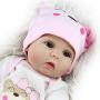 CHAREX Reborn Baby Dolls Lucy, 22 inch Realistic Girl Doll, Lifelike Soft Vinyl Weighted Gift Set