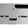 Pasow 2 Pack 2.5" to 3.5" SSD HDD Hard Disk Drive Bays Holder Metal Mounting Bracket Adapter for PC (Bracket + Blue Sata III Cables)