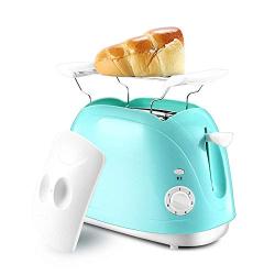 QIN.J.FANG-Kitchen 2 Slice Fully Automatic Stainless Steel Household Toaster One-Touch Shortcut Toaster With 7-Speed Temperature Adjustment 220V