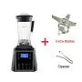 Automatic Digital Touchscreen 3Hp 2L Professional Blender Mixer Juicer High Power Food Processor Green Fruit Smoothies,Black Blades Tool,Au Plug