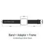 Simpeak for Fitbit Blaze Bands with Frame, Silicone Replacement Band Strap with Frame Case for Fit bit Blaze Smart Fitness Watch, Small/Large