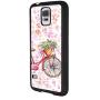 Samsung Galaxy S5 Case,Flexible Soft TPU Cover Shell,Slim Silicone Black Rubber Non-Slip Durable Design Protective Phone Case for Samsung Galaxy S5 -Bicycle