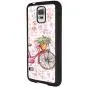 Samsung Galaxy S5 Case,Flexible Soft TPU Cover Shell,Slim Silicone Black Rubber Non-Slip Durable Design Protective Phone Case for Samsung Galaxy S5 -Bicycle