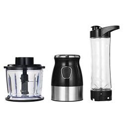 500W Portable Personal Blender Mixer Food Processor With Chopper Bowl 600Ml Juicer Bottle Meat Grinder Baby Food Maker,Standard 2 In 1,Uk Plug