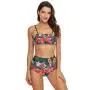 SCOCICI Bikini Swimsuit Swimwear Ethnic Abstract Geometric Forms Tribal Aztec E