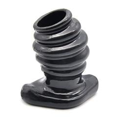 QVDTA Tops Shirt Full Access Tunnel Būtt Plug Amàl Trainer Silicone Enema Hollow Play Būttplug Adult Sexcs-Toys for Men,Black Amàl Plug