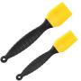 Home-X - Silicone Basting Brushes (Set of 2), Food Grade Silicone Design is Perfect for Applying Marinades and Basting Pastries, Barbecue, Roasts, or Wherever Your Culinary Adventures Take You