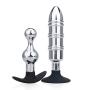 KUKALE Bùtt Plùg Metal + Silicone Out Anāl Plùg Māstürbatōr Pull Sèx Tóy Víbrátor