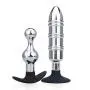 KUKALE Bùtt Plùg Metal + Silicone Out Anāl Plùg Māstürbatōr Pull Sèx Tóy Víbrátor