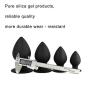 OUYAWEI 1Pc/4Pcs Sex Butt Plug Erotic Toys Silicone Anal Plug Adult Products Anal Sex Toys for Men Women Gay Prostate Massager 4 Pcs/Set