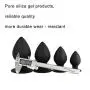 OUYAWEI 1Pc/4Pcs Sex Butt Plug Erotic Toys Silicone Anal Plug Adult Products Anal Sex Toys for Men Women Gay Prostate Massager 4 Pcs/Set