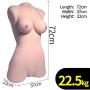 ZHLZZ Sex Doll Half Body Silicone Sex Dolls for Men Anal Realistic Life Size Vagina Big Breast Love Doll for Male Adult Toys,Ordinary
