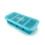 Souper Cubes Extra-Large Silicone Freezing Tray with Lid - makes 4 perfect 1cup portions - freeze soup broth or sauce