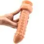 Best Gift 6.6 Inch Real Soft Lifelike D?ld? Big Monster Many Points Medical Silicone Massage Toys Easy to Carry
