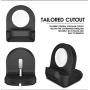 SAQIMA For Apple Watch Series 4/3/2/1 42mm/38mm Silicone Charging Dock Stand Holder Bracelet