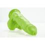 Lickerlish SPATTS 8.5" Premium Silicone Dildo Neon Green with Suction Cup