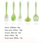 Gwjs Silicone Kitchen Utensils, Non-stick Heat-resistant Cookware Silicone Kitchenware Kitchen Gadget Kitchen Tool-five-piece Suit 30cm(12inch)