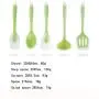 Gwjs Silicone Kitchen Utensils, Non-stick Heat-resistant Cookware Silicone Kitchenware Kitchen Gadget Kitchen Tool-five-piece Suit 30cm(12inch)