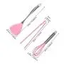 Pink Silicone Cooking Tools Stainless Steel Handle Kitchenware Dinnerware Tableware Heat Resistant Kitchen Utensils Accessories,Pink spoon B
